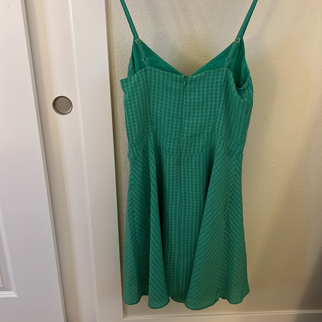 Anthropologie Dress Kelly Green Color  Brand Is Larke
